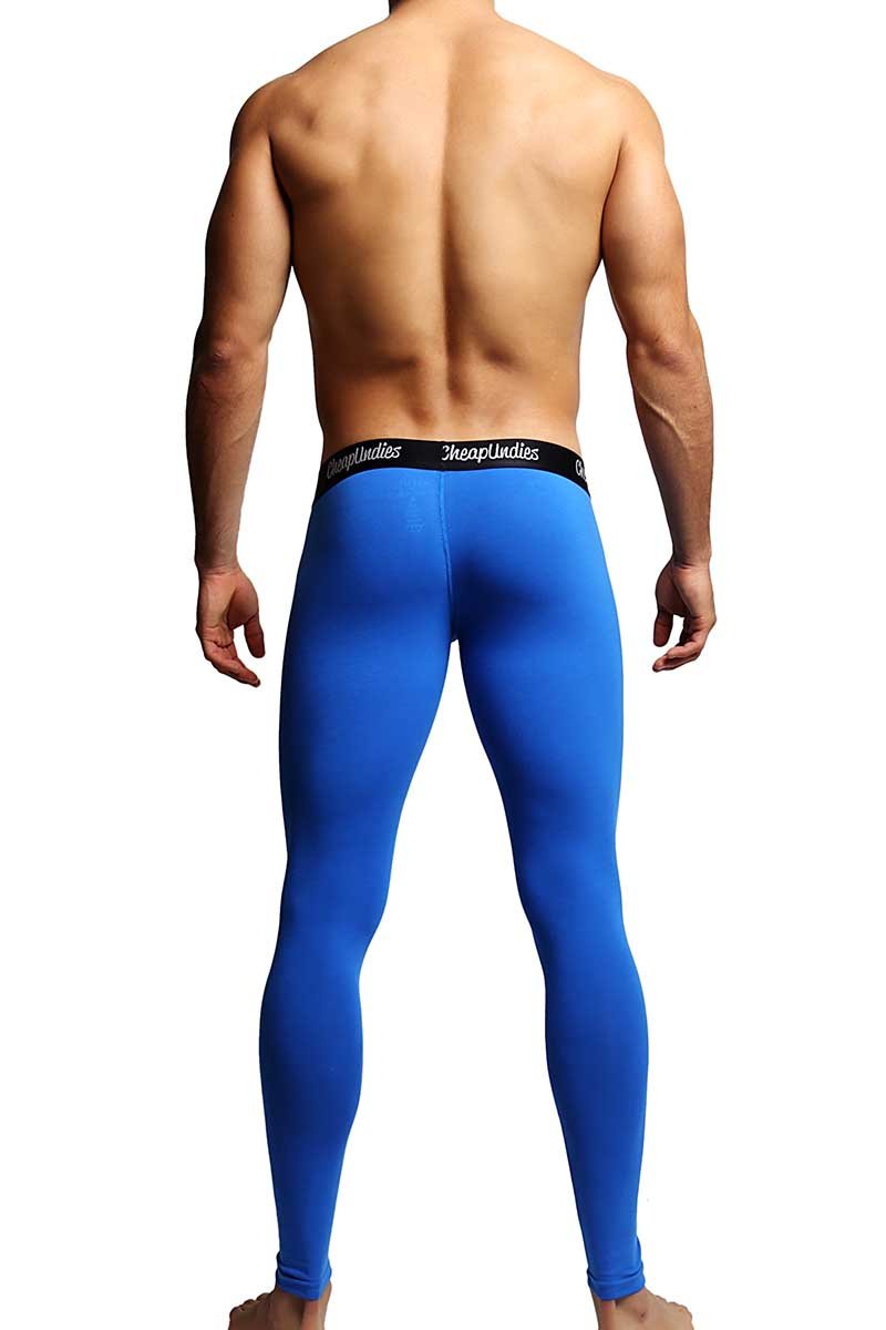 CheapUndies Blue Contour Pouch Long Underwear