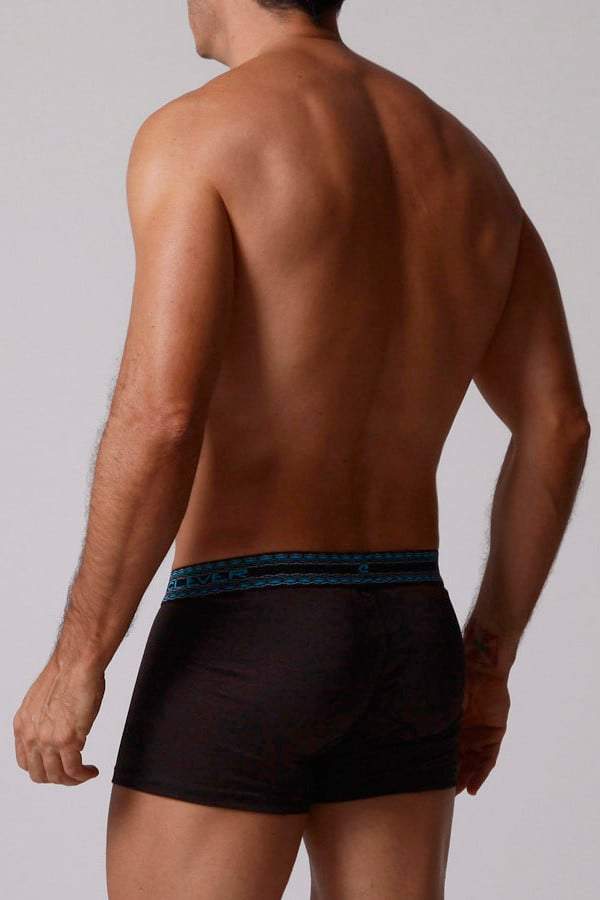 Clever Black Pin Dot Boxer Brief