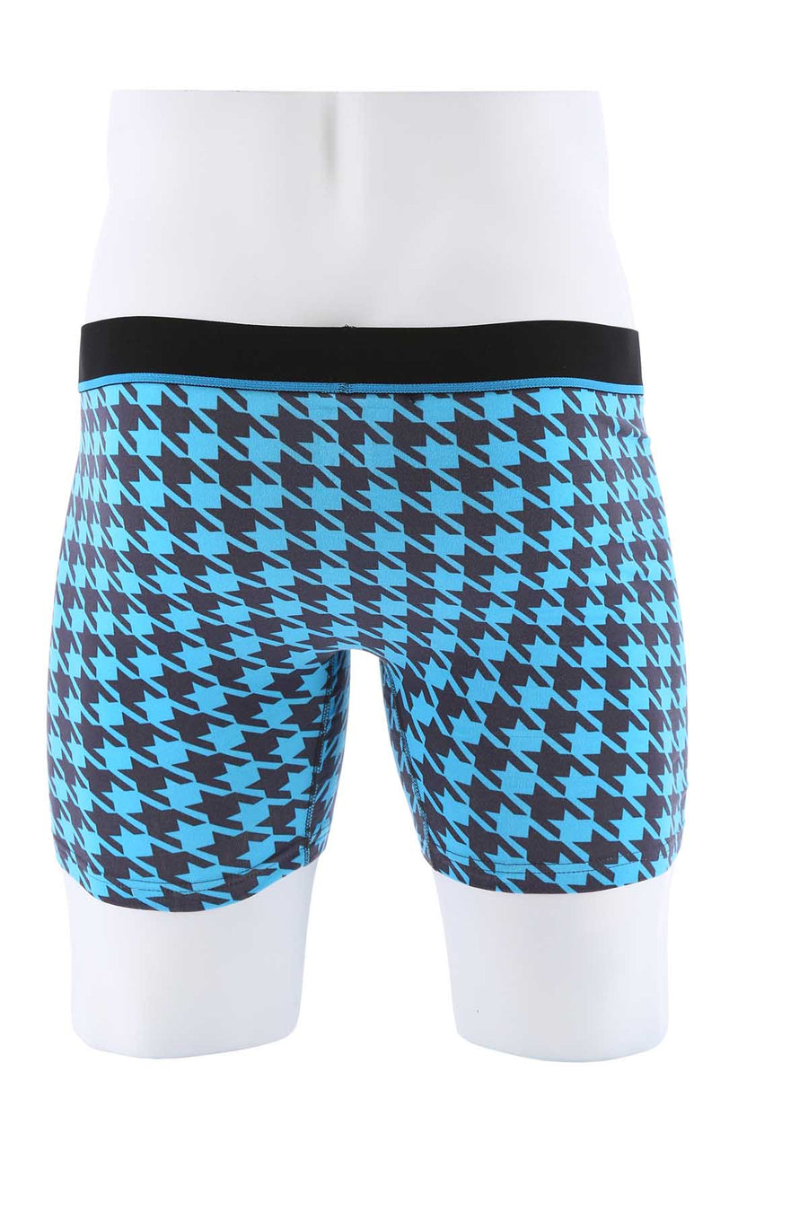 Unsimply Stitched Blue Houndstooth Boxer