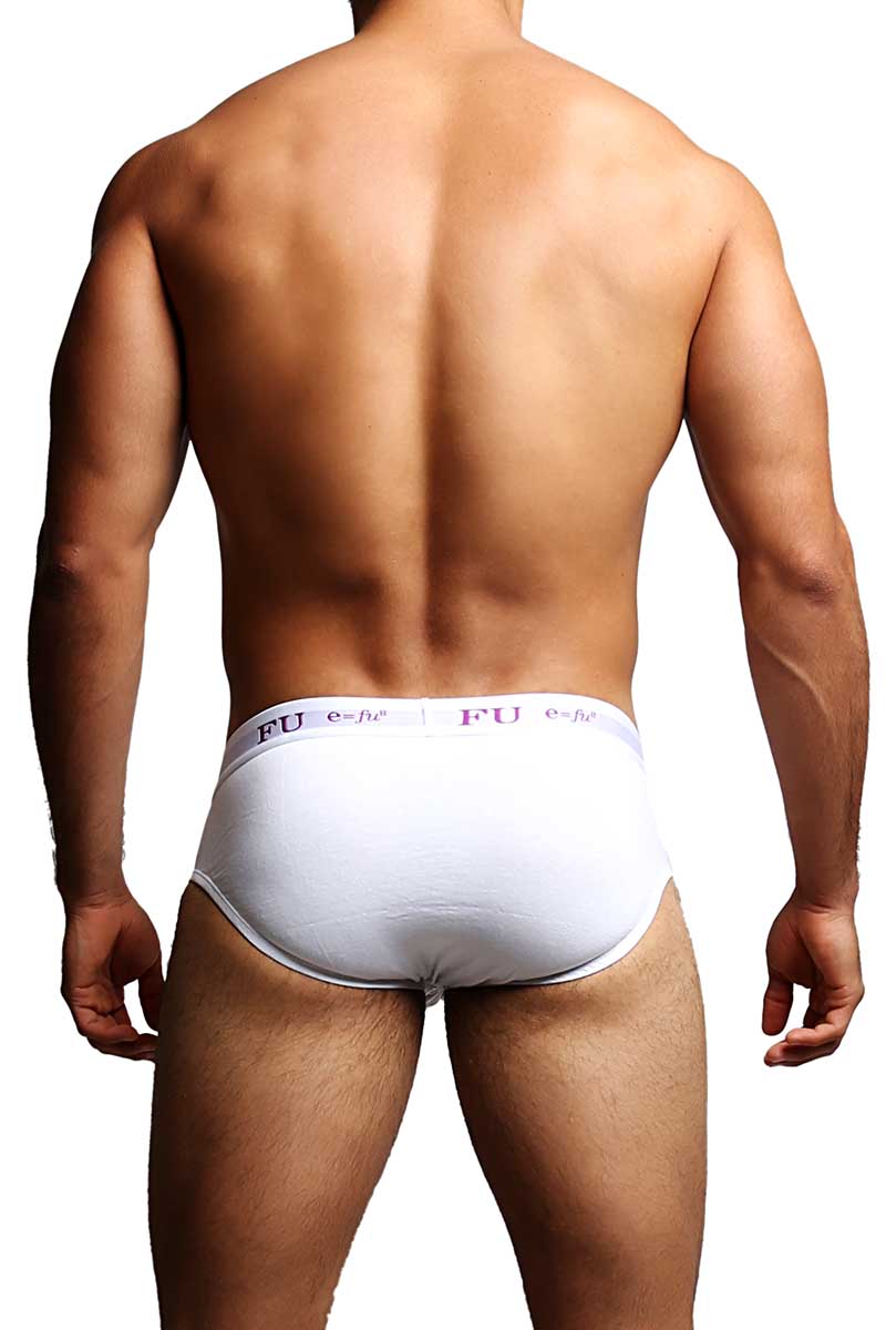 FU E=FU8 White Pleasure Pouch Brief