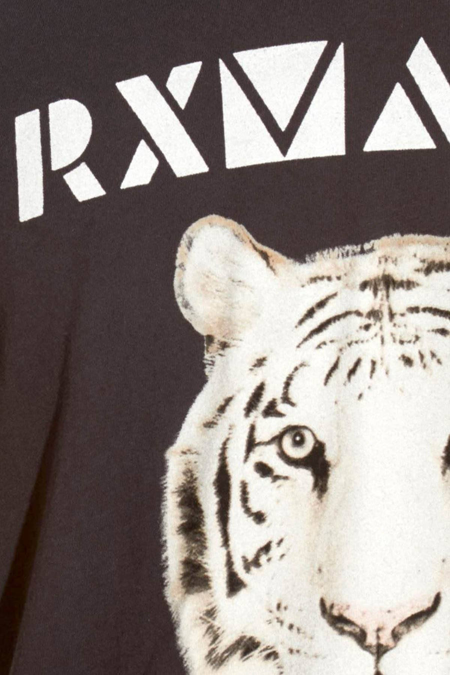 Rxmance Unisex Black Tiger Crew T