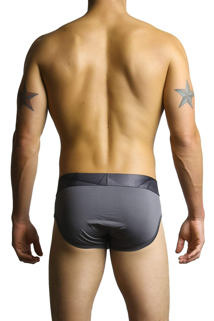 2-Pack Papi Black & Grey Microfusion Performance Brief