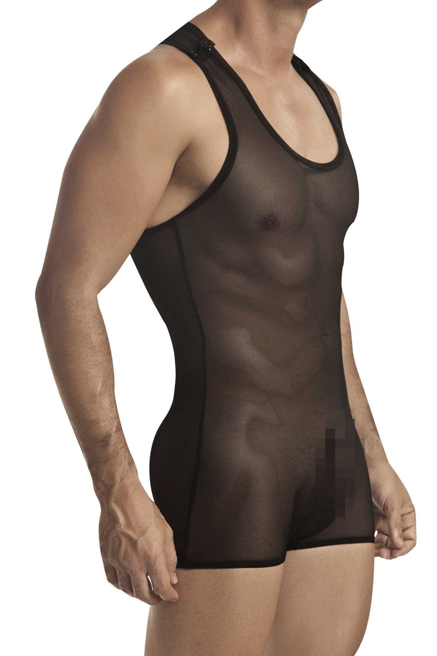 Pikante Black Silom Mesh Body Singlet
