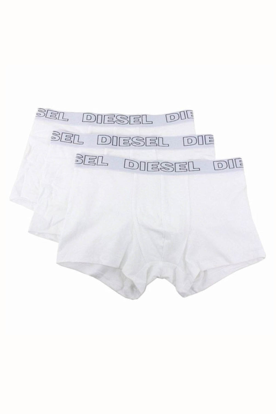 Diesel White Shawn Stretch-Cotton Essential Trunk 3-Pack