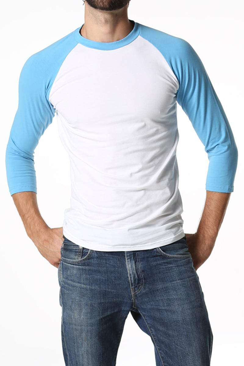 CheapUndies Sky Blue Raglan Shirt