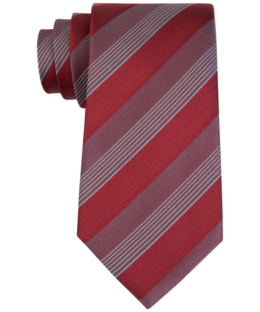 Kenneth Cole Reaction  Elegant Stripe Red One Size