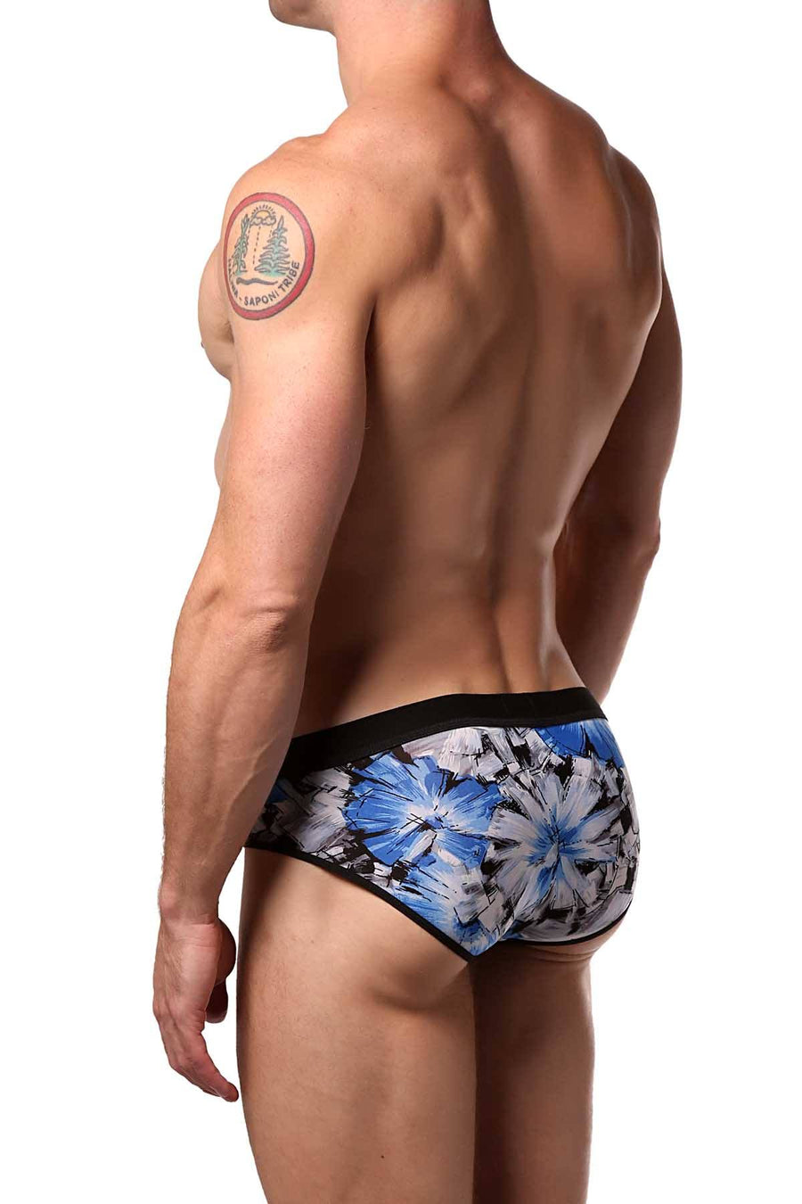 JustinCase Blue Floral Brief