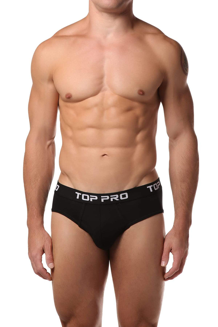 Top Pro Black Hip Brief 2-Pack