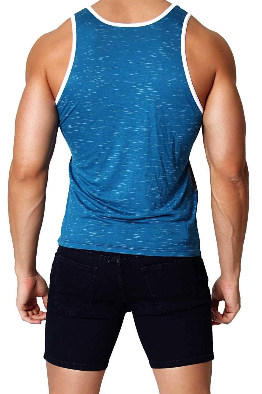 Timoteo Grey & Turquoise Morro Bay Tank