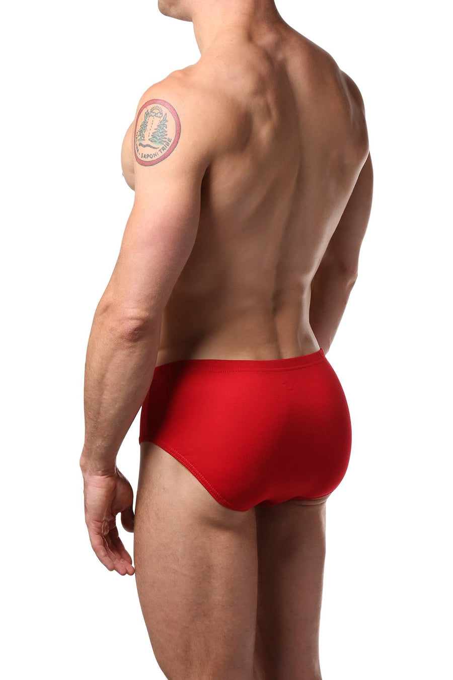 Papi Red/Grey/Black Low-Rise Brief 5-Pack