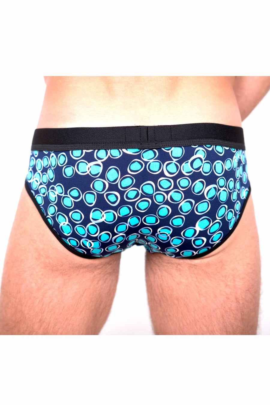 JustinCase Light Blue Pebble Brief