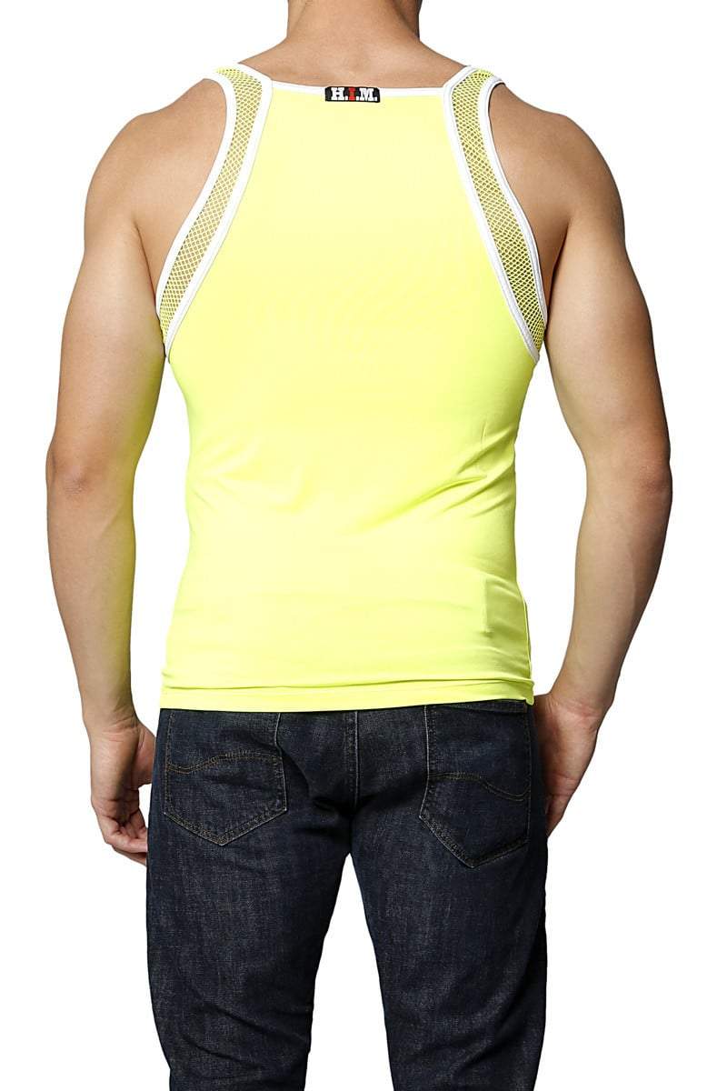 H.I.M. Neon Lime Windows Tank Top