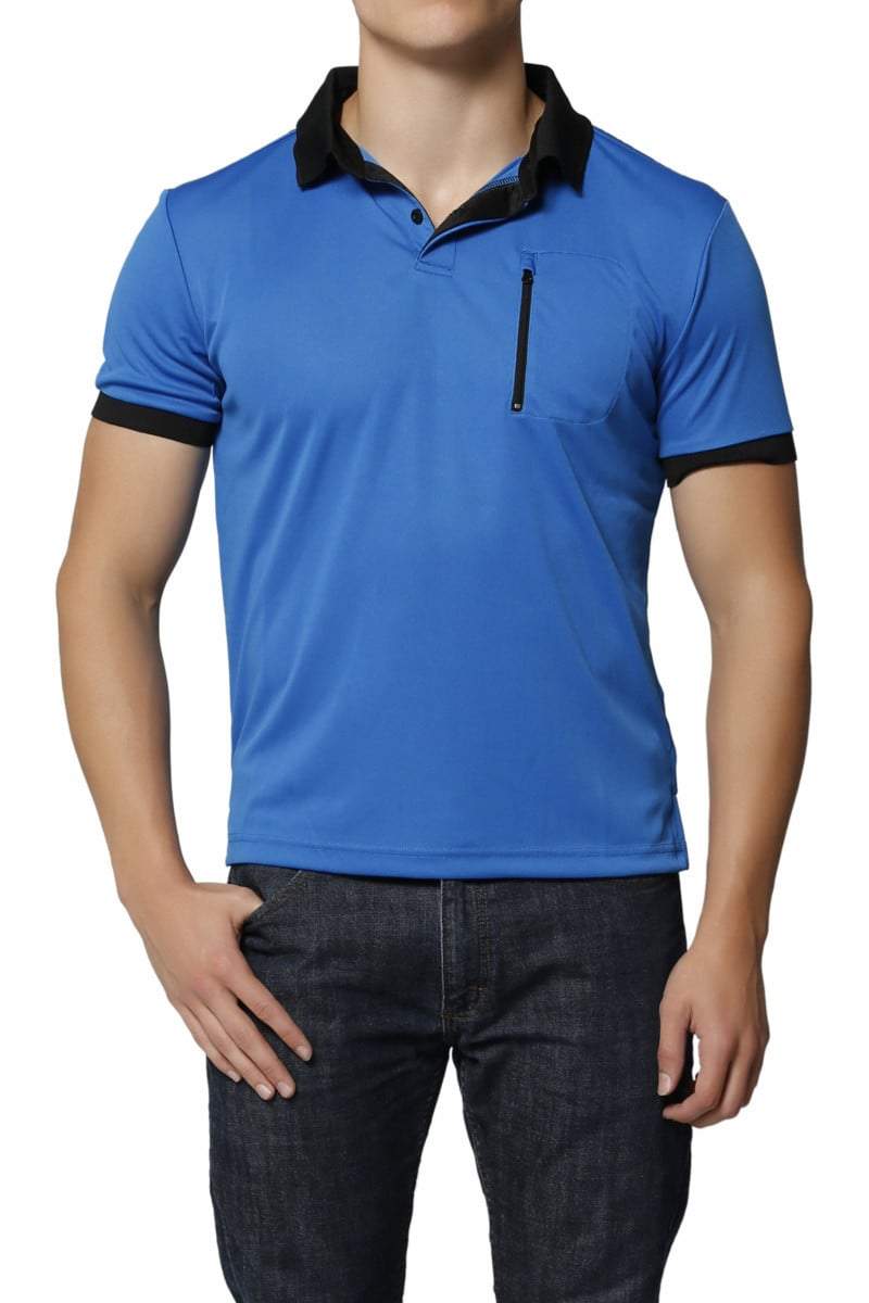 Body Tech Royal Blue Motion Polo Shirt