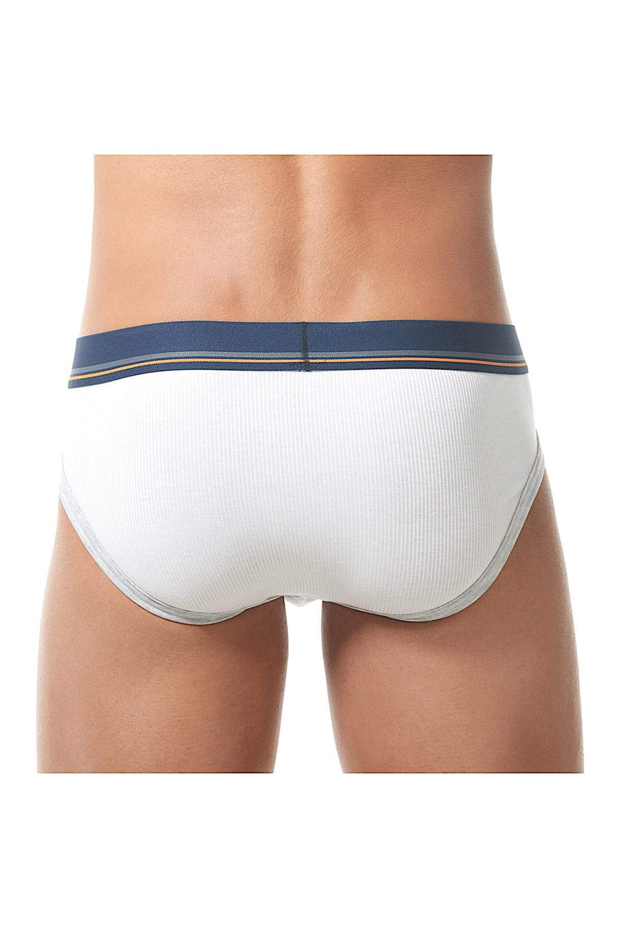 Gregg Homme White Sense Ribbed Modal Brief