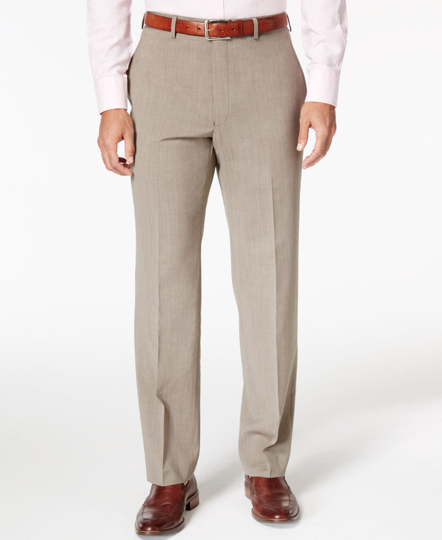 Ralph Lauren Men's Wool Neat Classic-Fit Stretch Dress Pants
