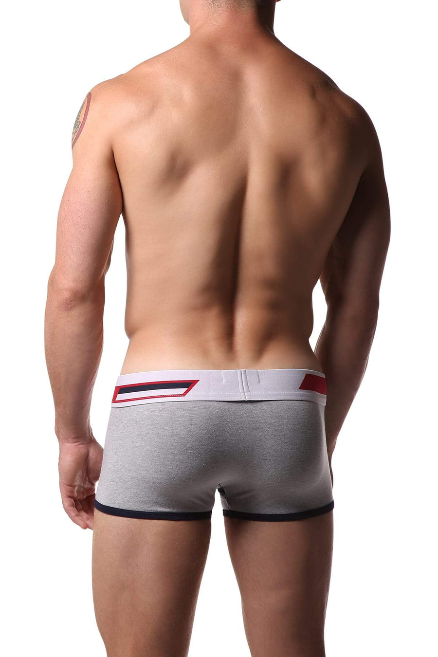 Freedom Reigns Light Grey & Navy Mesh Trunk