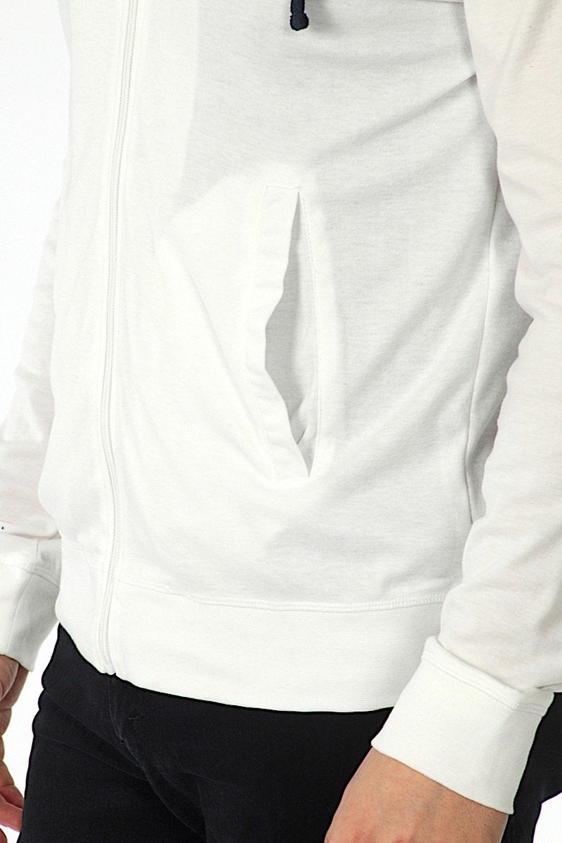 Zutoq White Zestal Zipper Hoodie