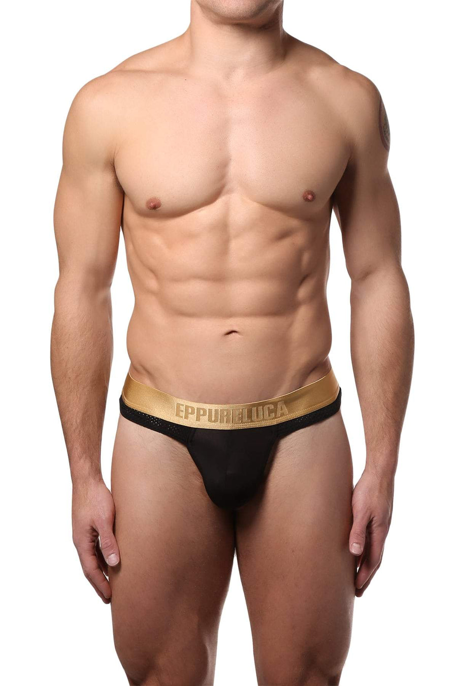 Eppure Luca Black Matteo Low-Rise G-String