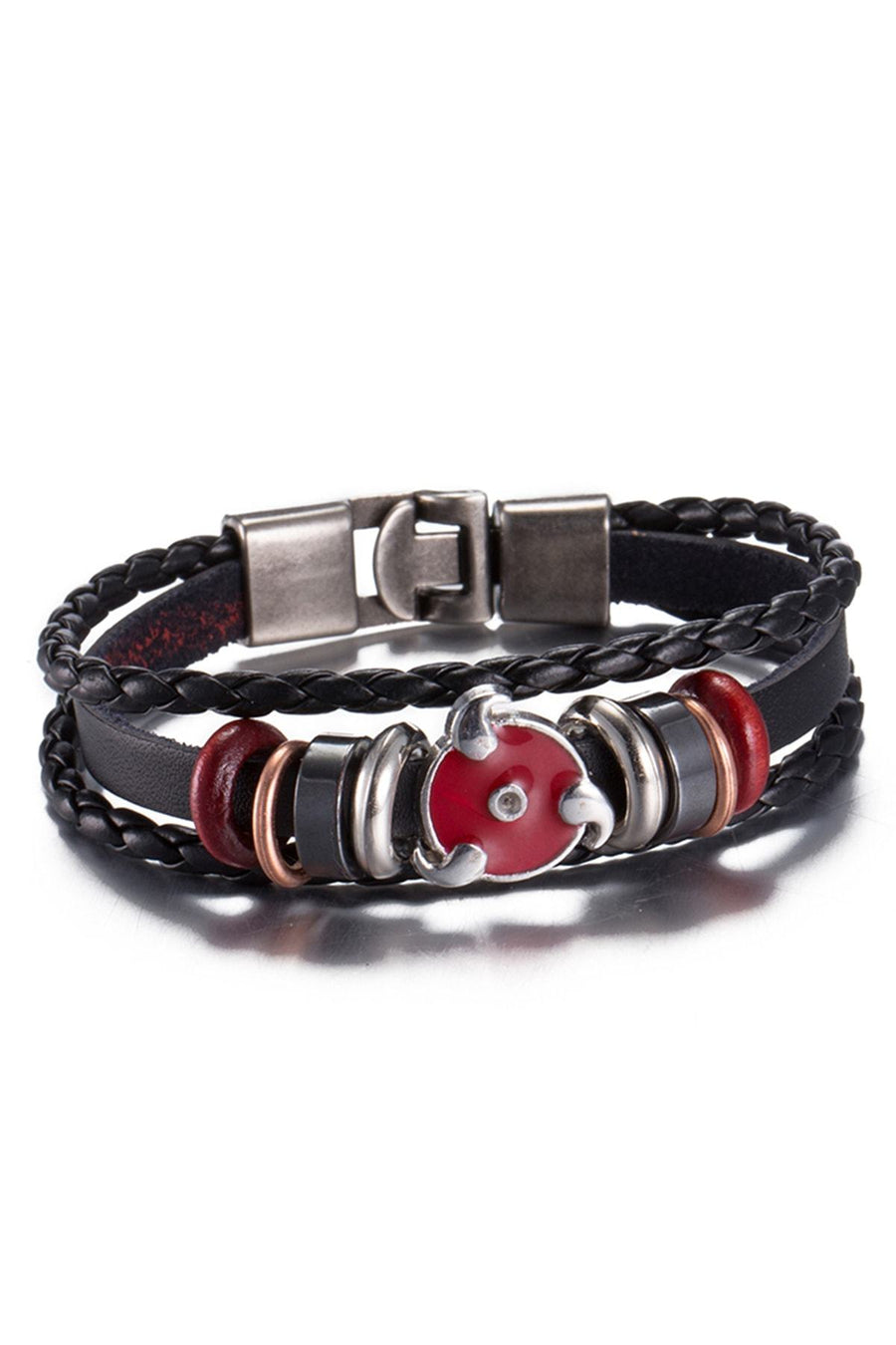 Black Red Eye Charm Bracelet