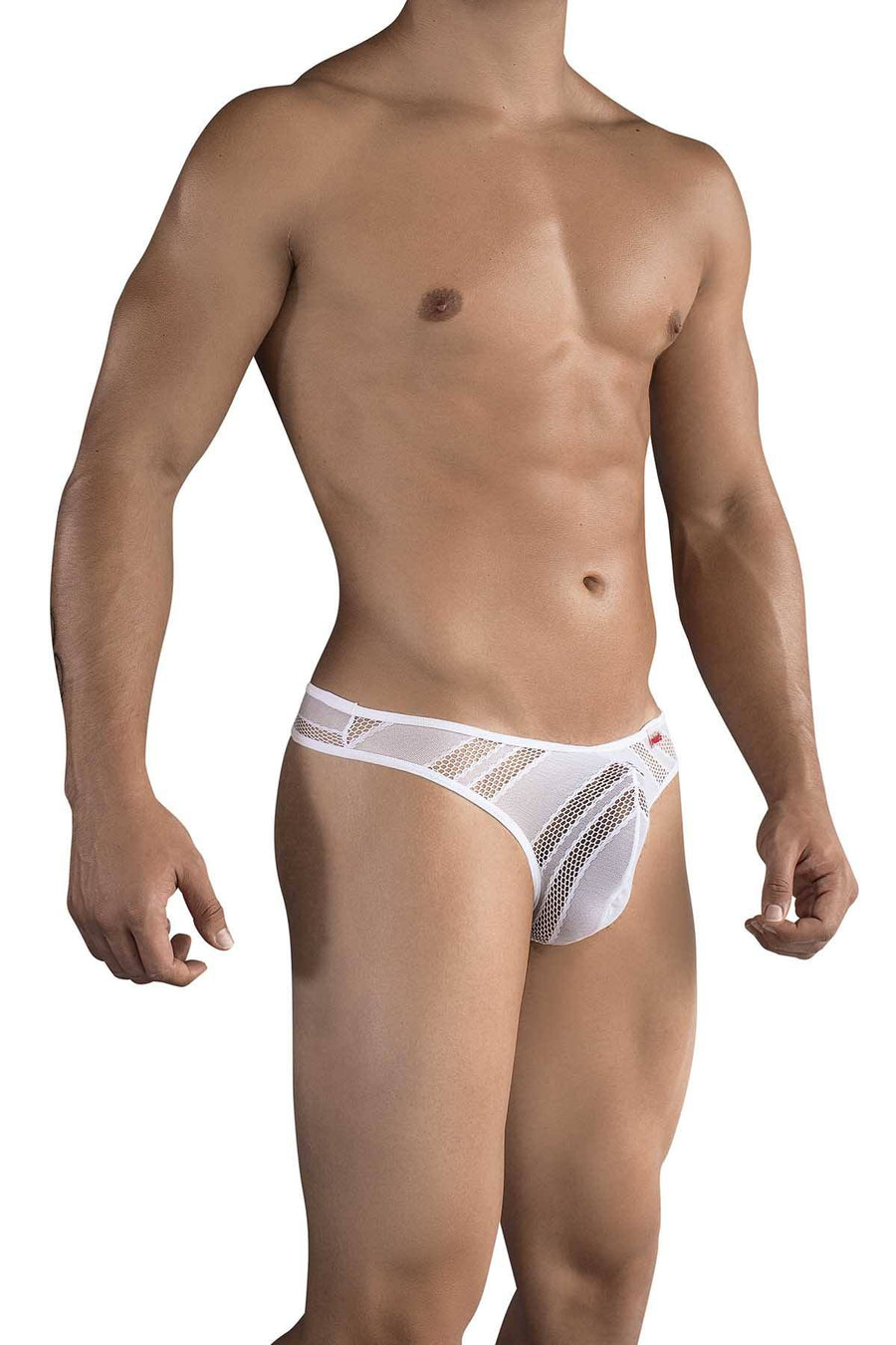 Pikante White Glamorous Thong