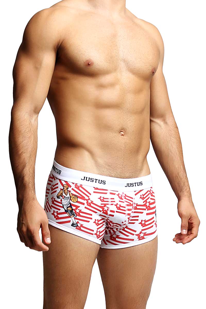 Justus Boyz White Basketball Trunk