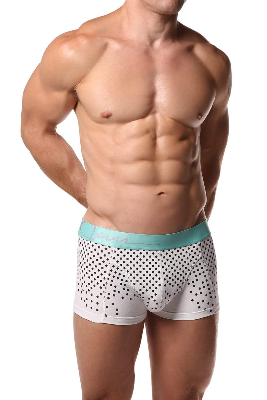 Jam White & Black Polka Dots Boxer Brief