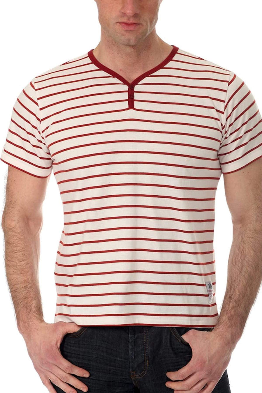 Something Strong Salmon & White Something Shocking Shirt