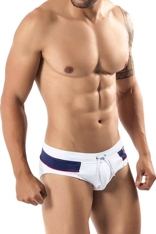 Clever White Ifaty Swim Brief