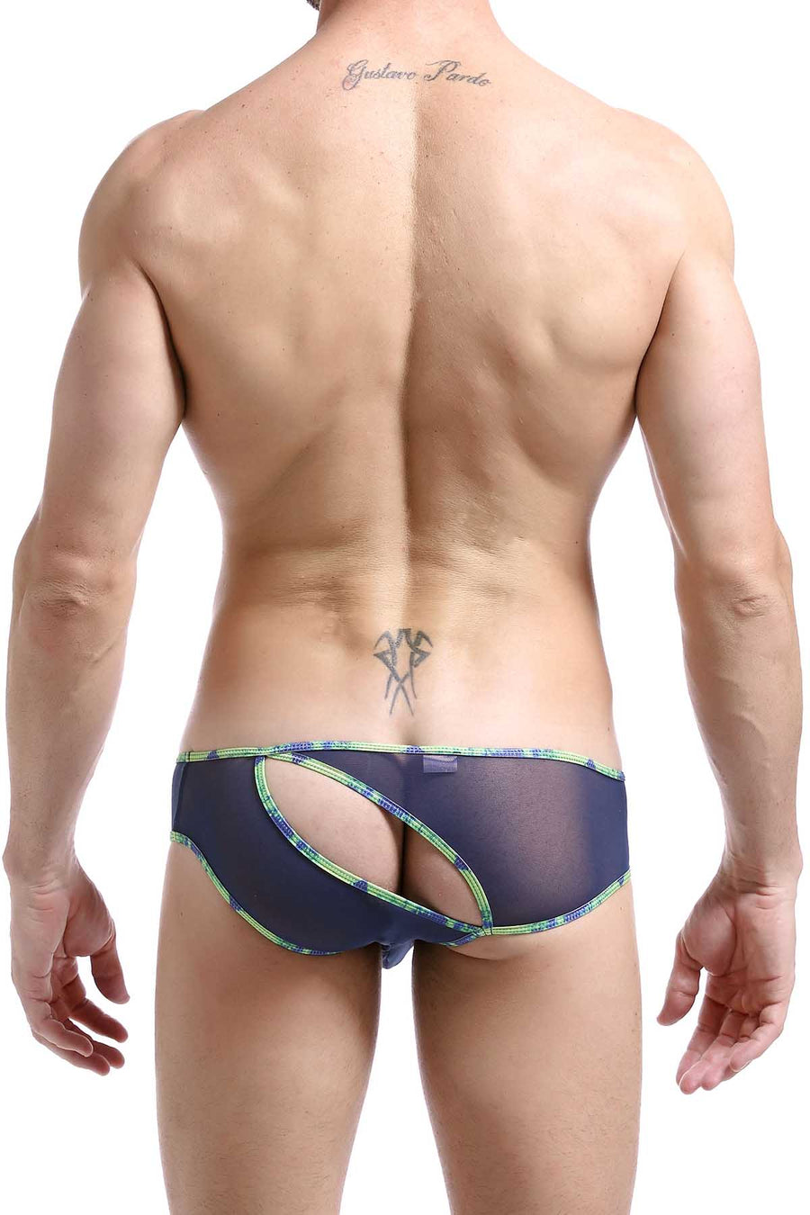 PetitQ Navy Rift Splash Bikini