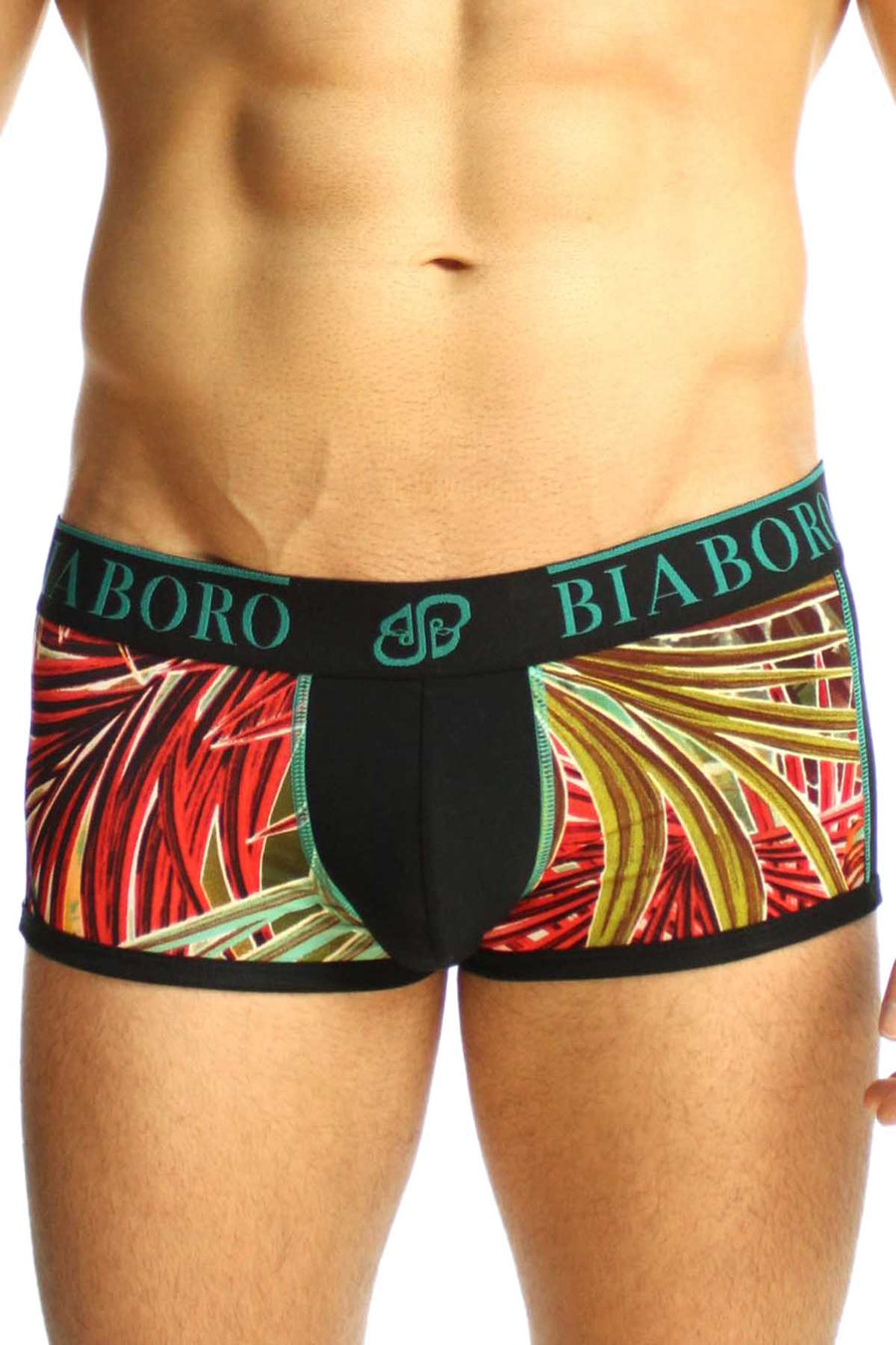 Black & Multi Firework Print Bamboo Trunk