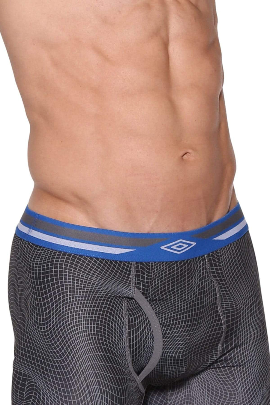 Umbro Charcoal/Black Performance Boxer Brief