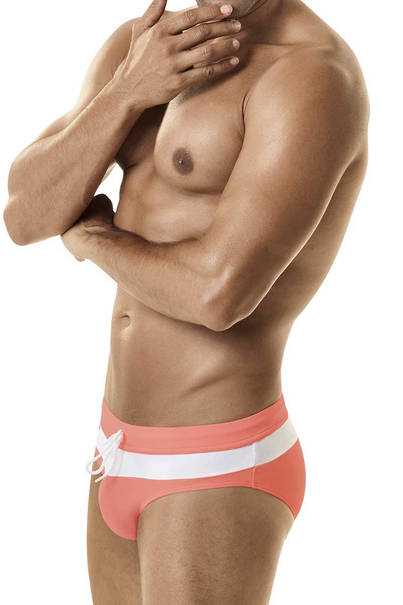 WildmanT Orange Striped Swim Bikini