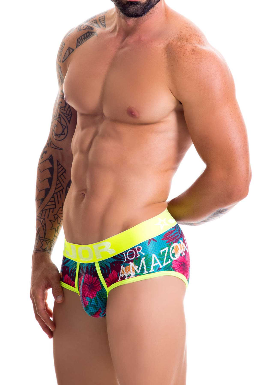 Jor Jungle-Print Amazonia Brief