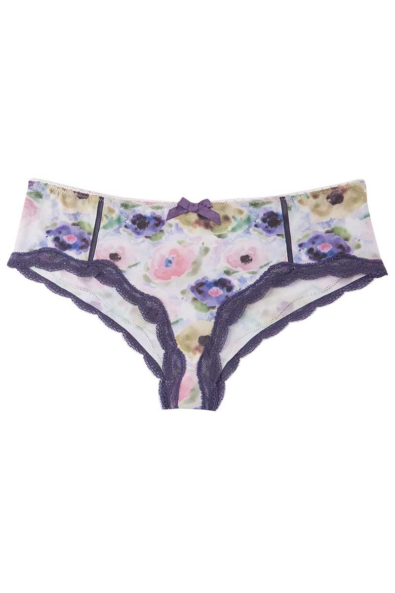 Catherine Malandrino Floral Printed Microfiber Hipster
