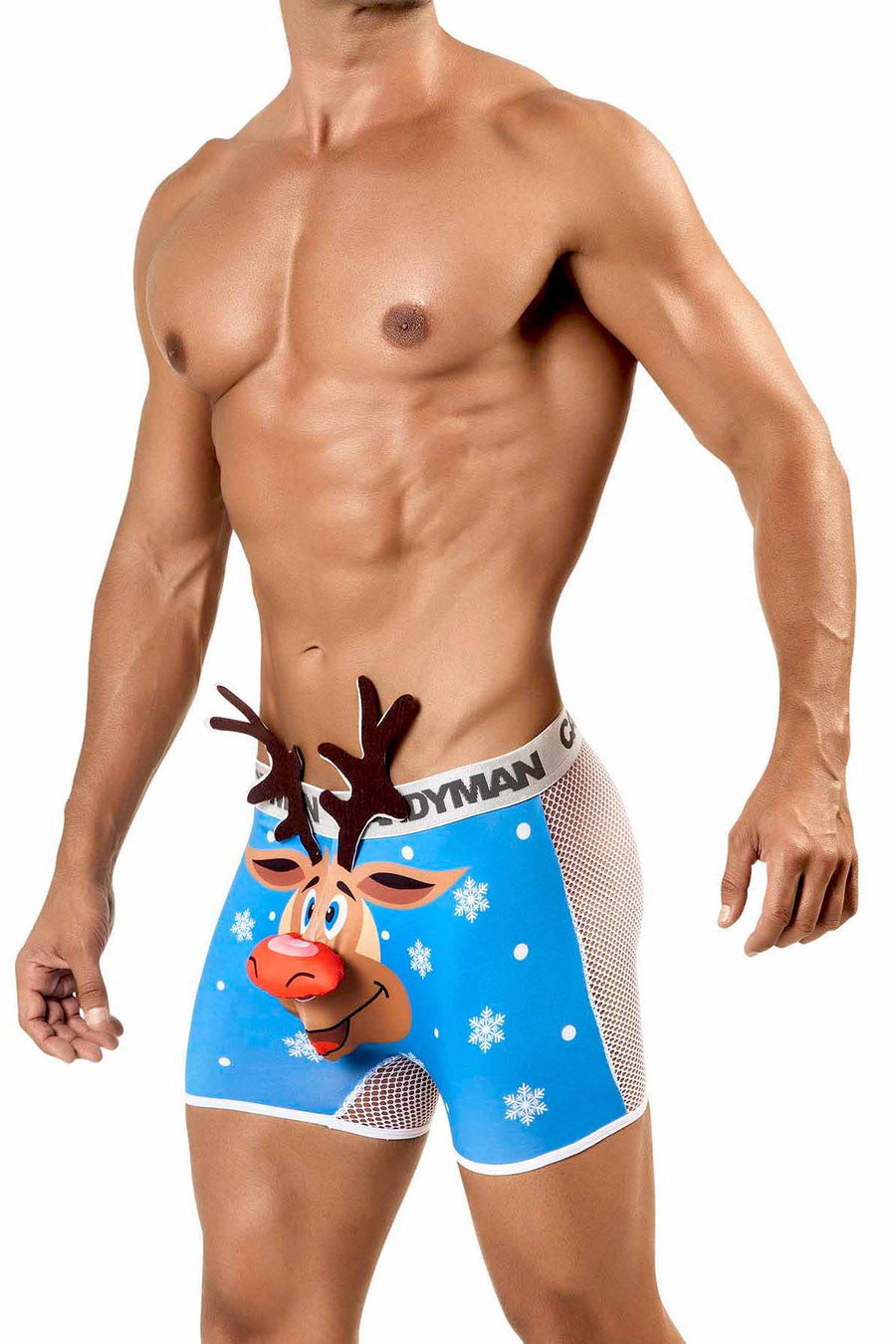 Candyman Blue Reindeer Costume Boxer