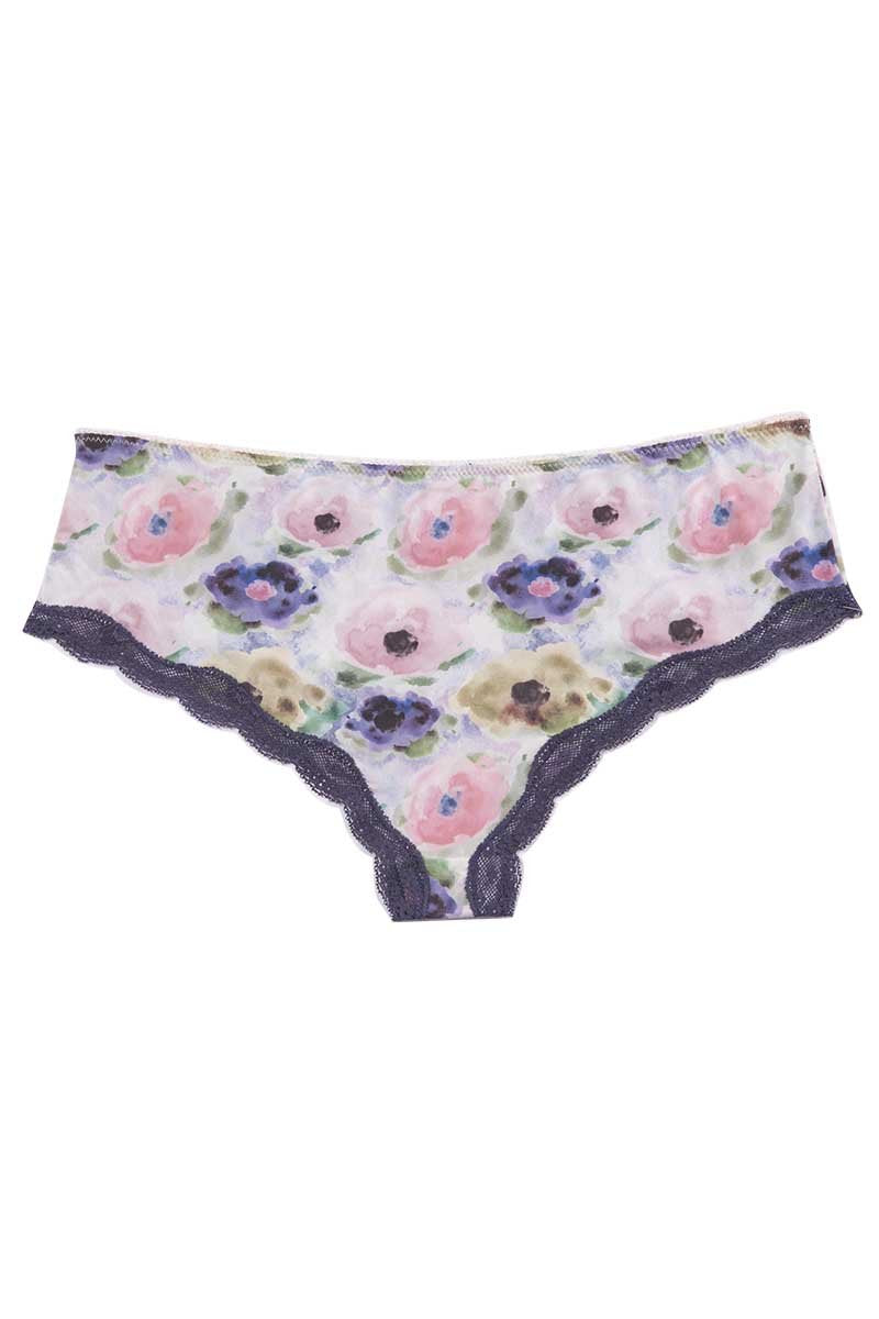 Catherine Malandrino Floral Printed Microfiber Hipster