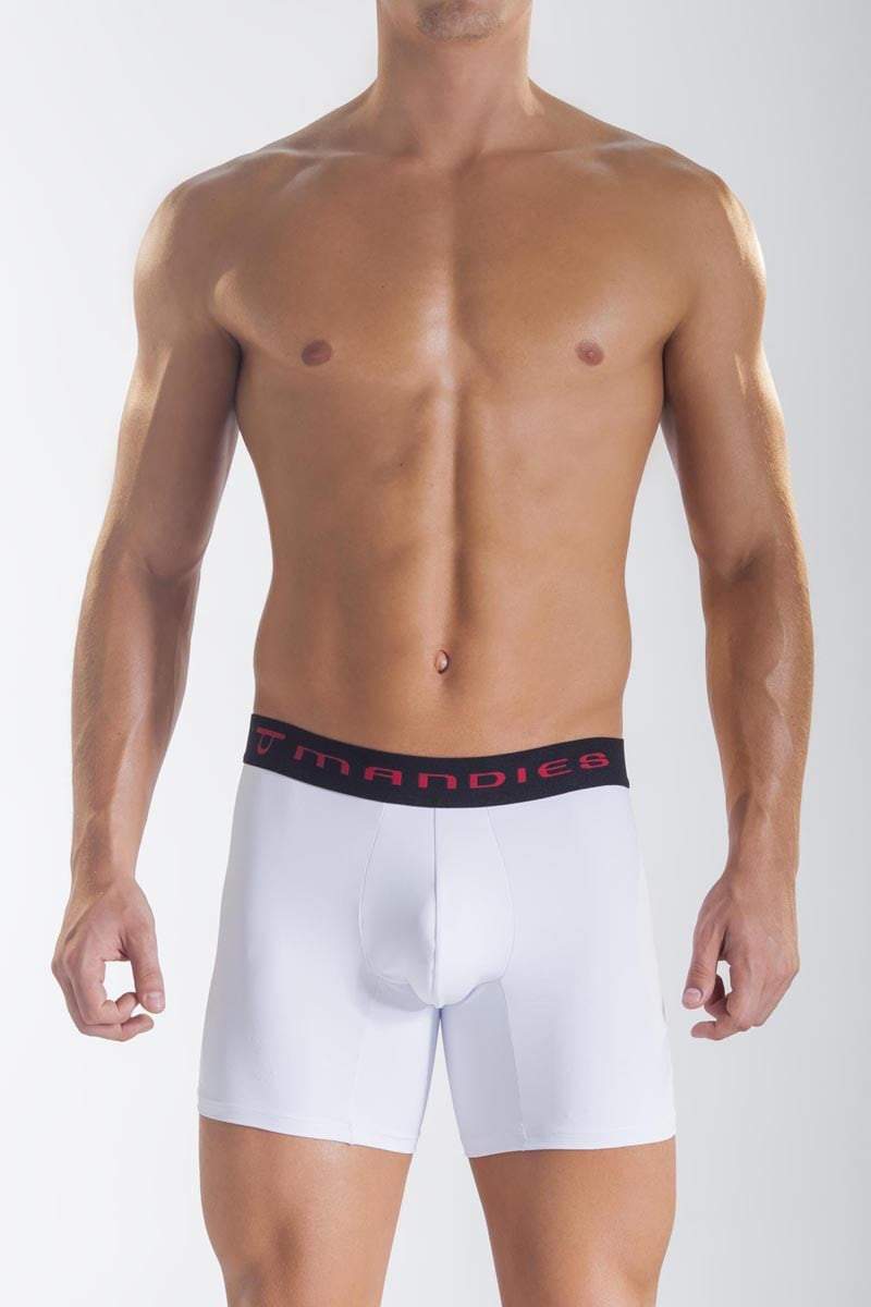 Mandies White Target Boxer Brief