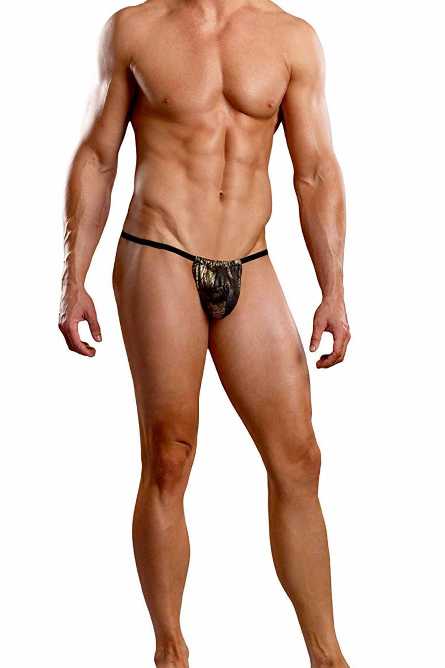 Male Power Gold/Black Enchanted Posing Strap