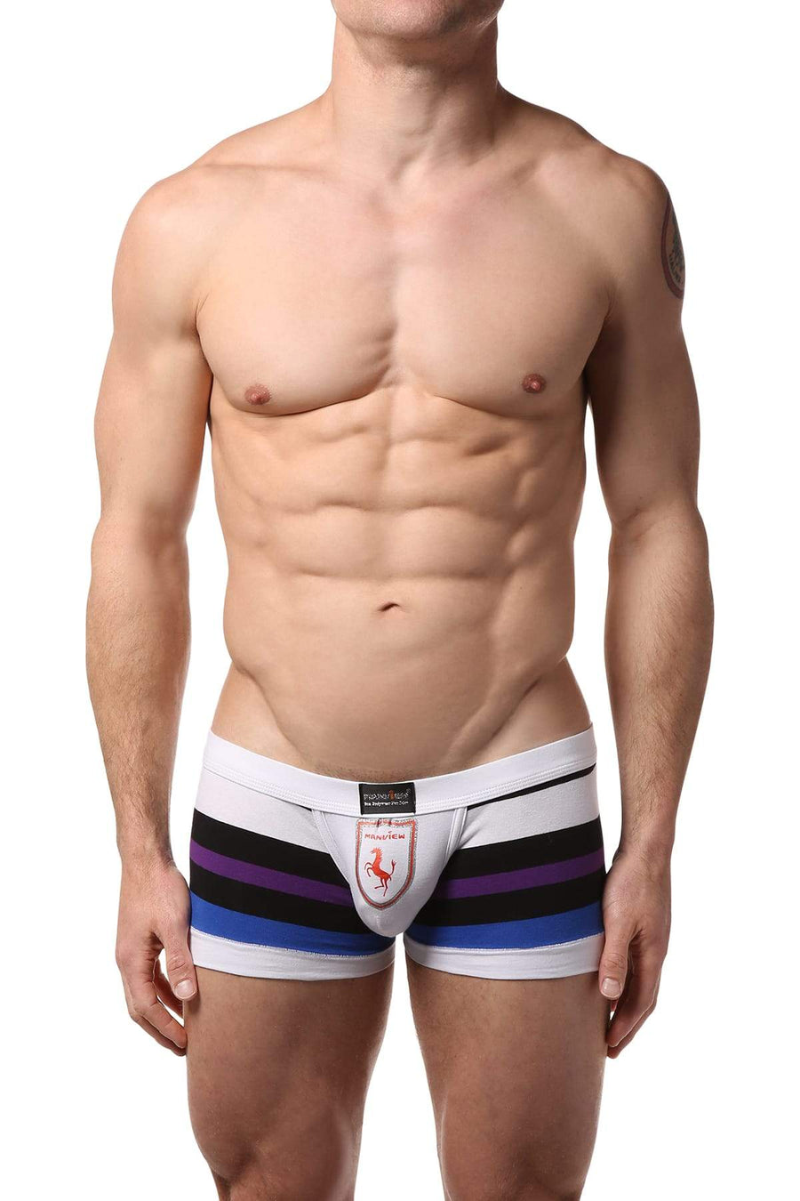 Manview Blue Striped Trunk