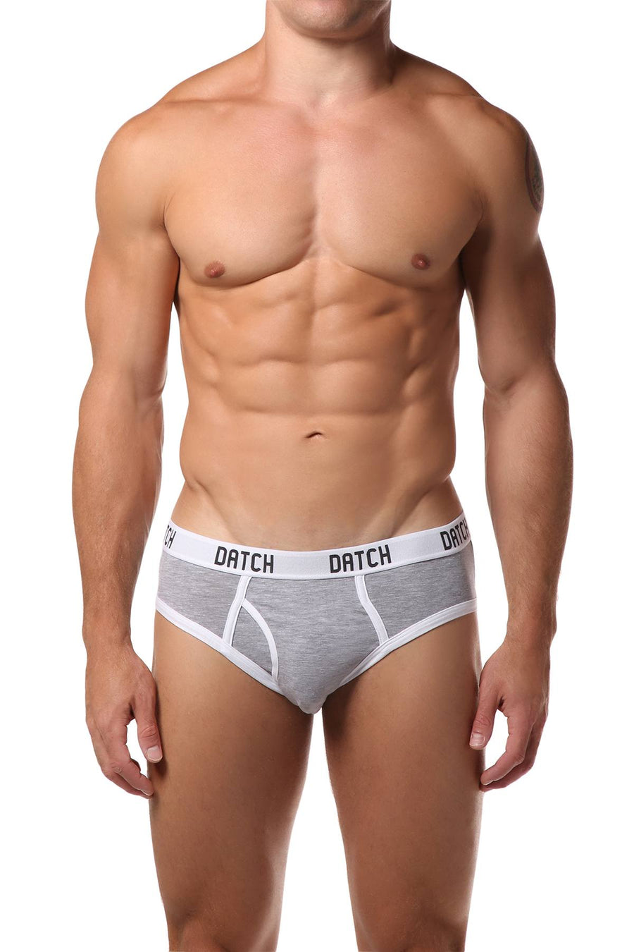 Datch Light Grey Contrast Brief