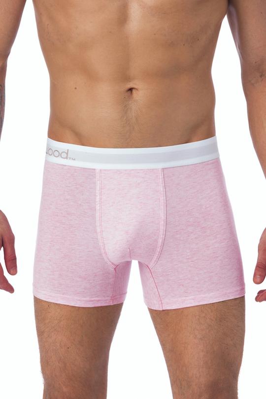 WOOD Pink Heather Boxer Brief