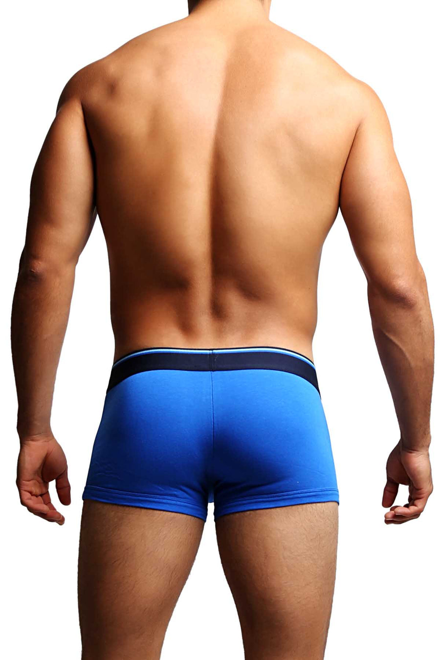 2-Pack Papi Navy & Blue Solid Stretch Brazilian Trunks