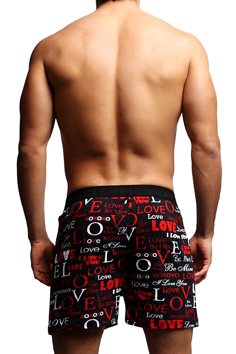 Fun Boxers Black Love Boxer Short