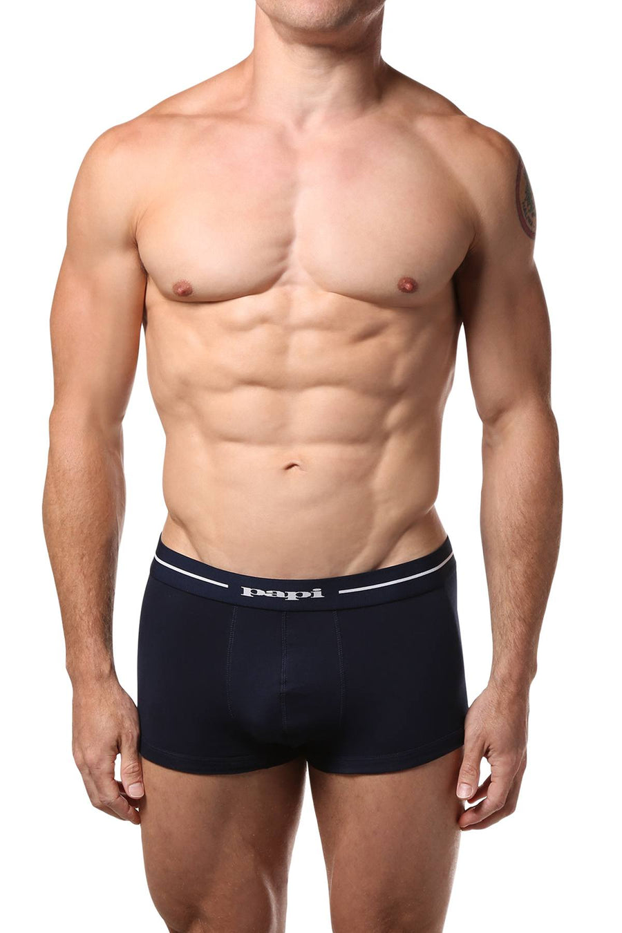 Papi Turquoise/Blue/Navy Nautical Brazilian Trunk 3-Pack