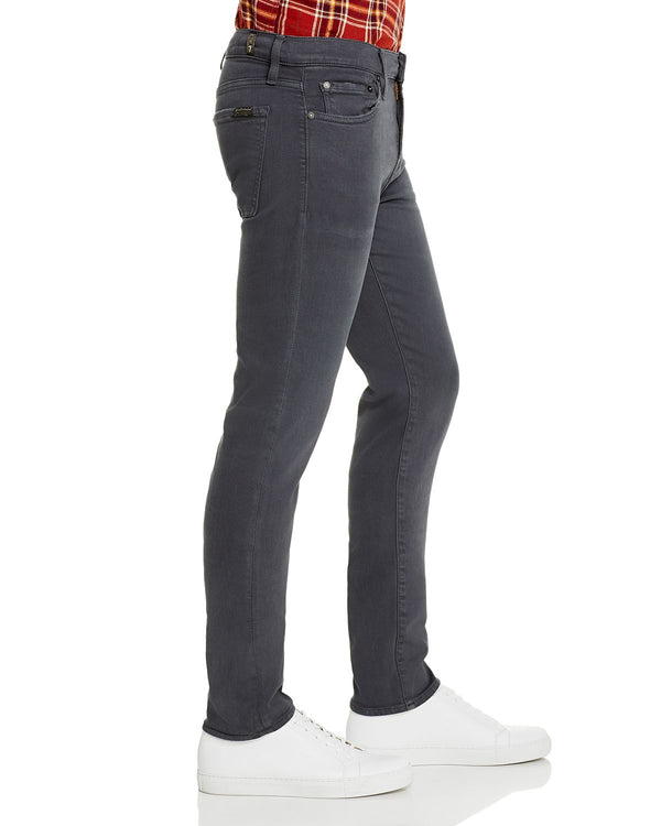 7 For All Mankind Paxtyn Skinny Fit Jeans In Dark Gray Dark Grey