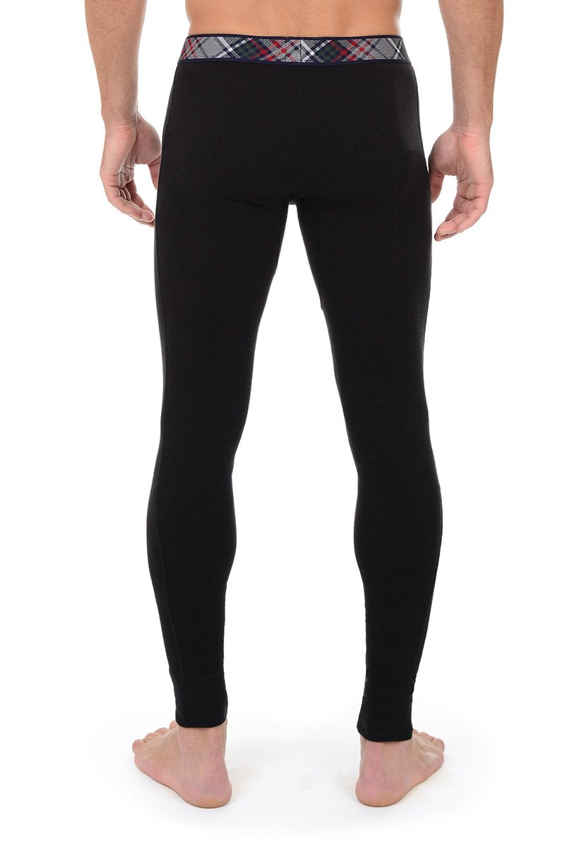 2(X)IST Black Tartan Long Underwear