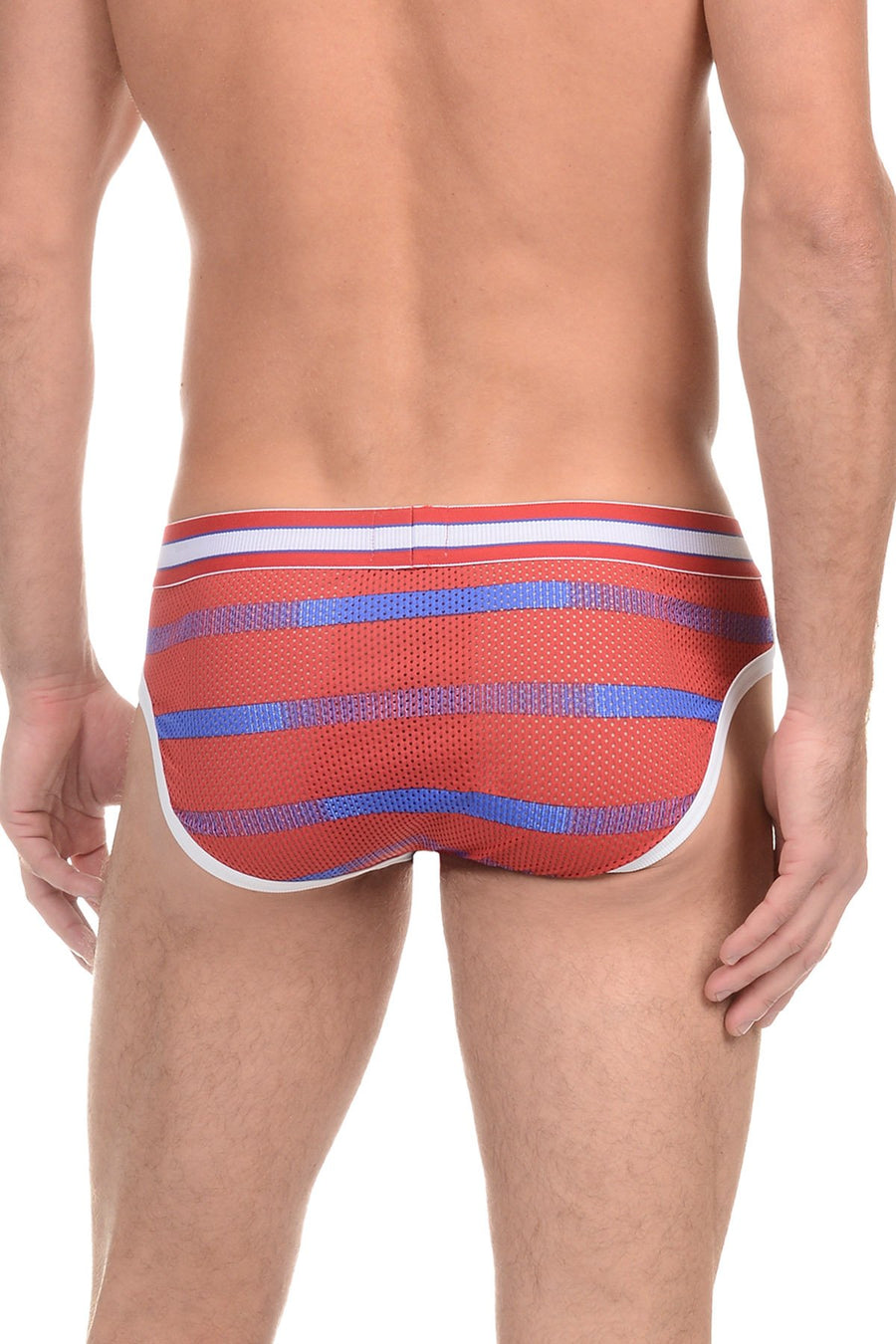 2(X)IST Haute Red Rugby No-Show Brief