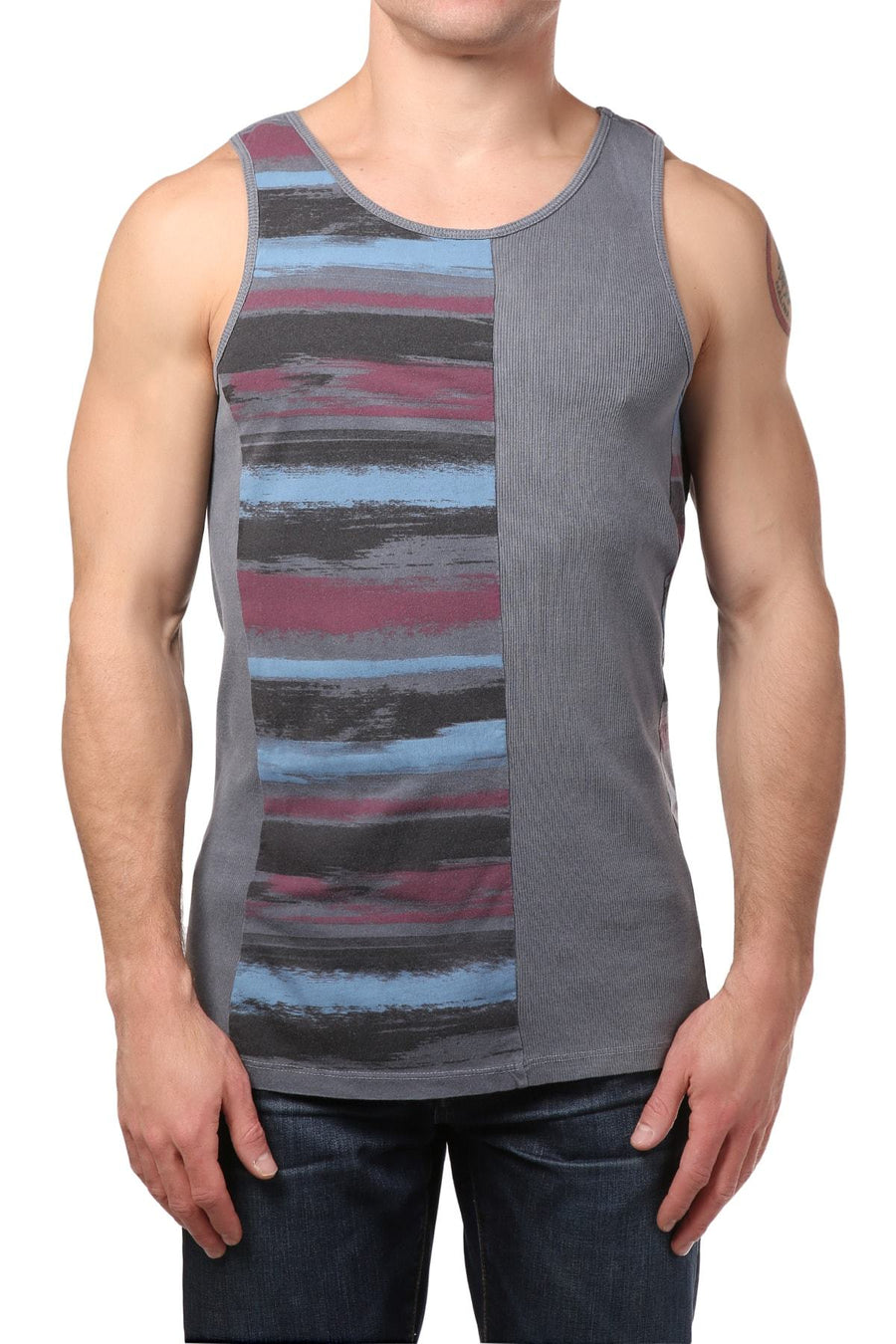 Black Hearts Brigade Grey Heroic Tank Top