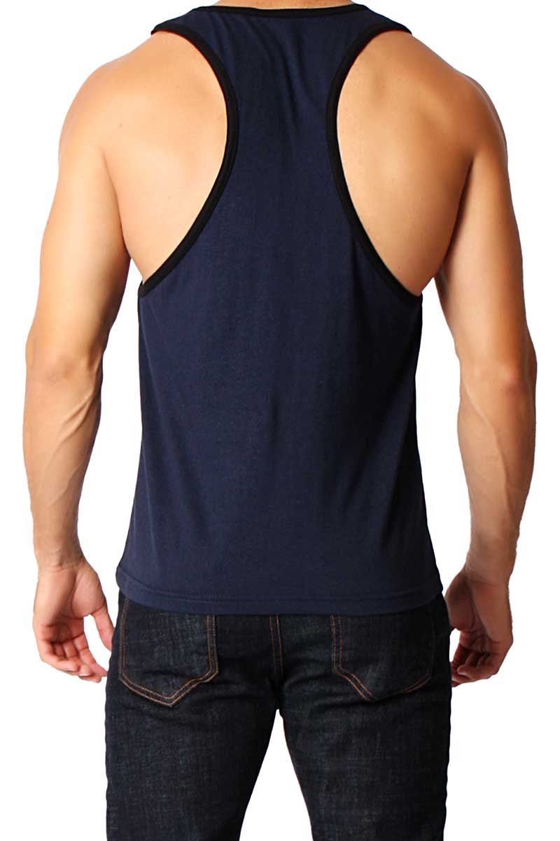 Timoteo Midnight Blue & Black Freedom Tank
