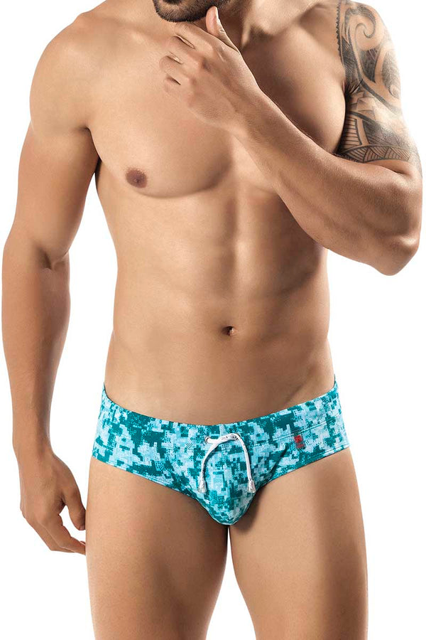 Clever Green Laguna Swim Brief